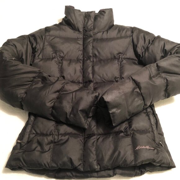 Eddie Bauer Jackets & Blazers - Eddie Bauer Womens Jacket XS Black Goose Down Puffer Winter Coat